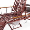 Медицинская кровать для лежачих больных MED-MOS YG-5 (ЛДСП венге, 13 секций, матрас, уголки, ТУ, столик, ванночка, БП, К)